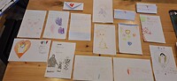 Bedankjes van de Angel Tree kinderen.