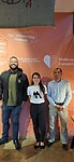 Vlnr.: Nick de nieuwe directeur, Diana de counsellor en Geobany van de externe betrekkingen.