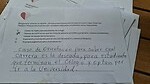 Feedback van gasten uit Mexico, die ook meefeestten. Zie beschrijving!