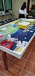de tafel stond gewoon te staan in het lab!