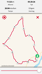 Route vijfde wandeldag