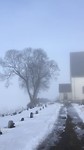 Stange Kirke voor aanvang van de hoogmis