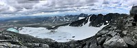 Panorama vanaf Snøhetta