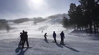 Bijna lege piste