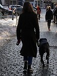 Zelfs stevige hond met jas