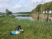 eerste pauze na 6 km