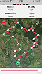 Route vanuit de lucht