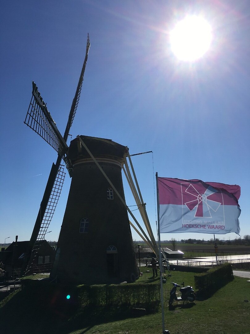 De wind achter de molen?