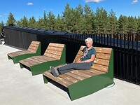 Eindproduct op het dakterras