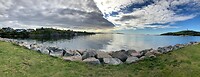 Laatste wandeling langs het fjord Kristiansand