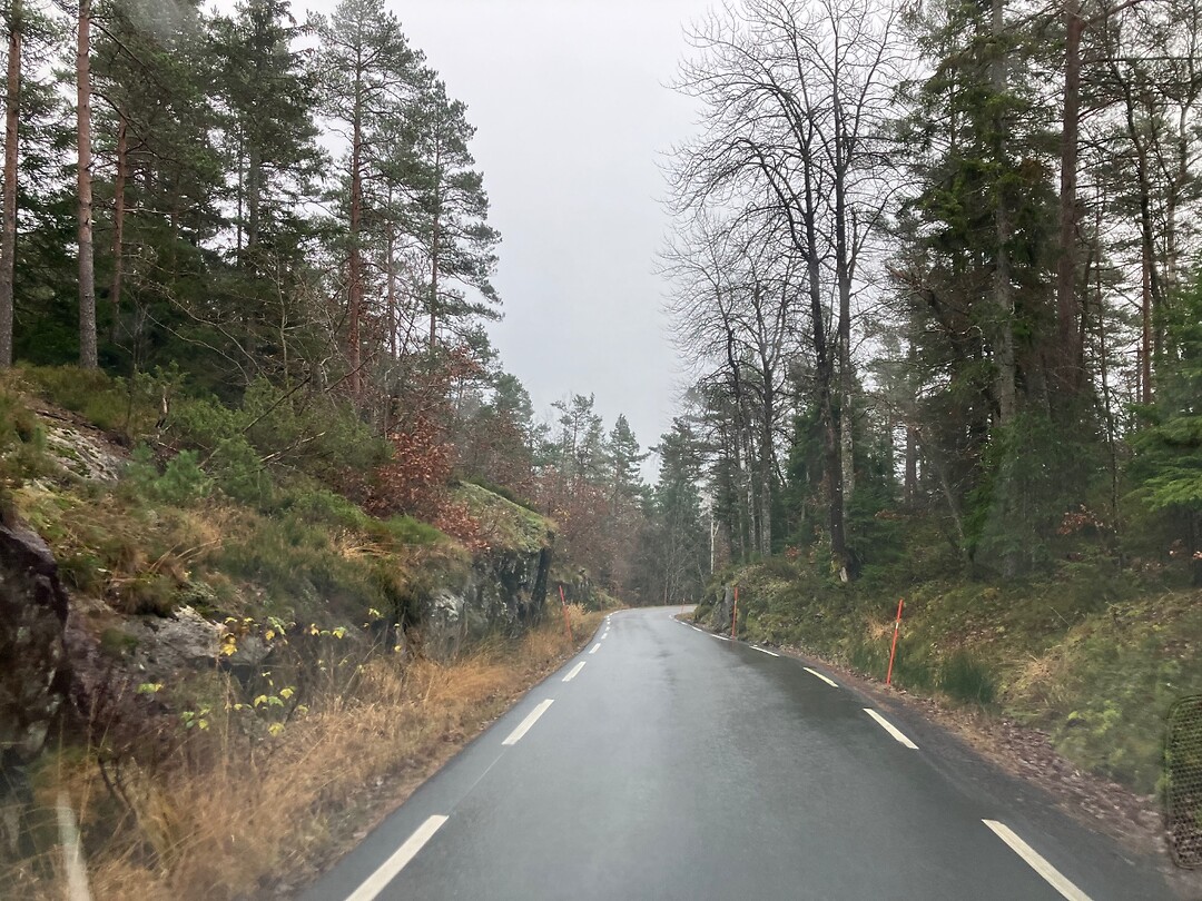 De route van vandaag