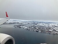 Vlak voor landing