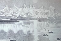 Sys Søstre in kunstwerk