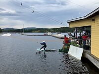 Eerste meters te water