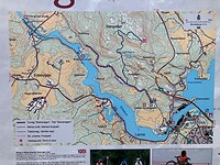 Kaart omgeving met wandeling Skaravegen