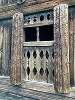 Detail houtsnijwerk
