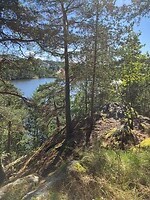 Uitzicht op Østensjøvannet