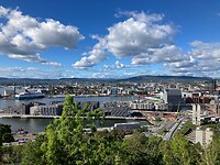 Uitzicht over Oslo