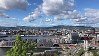 Uitzicht op Oslo vanaf Ekebergparken