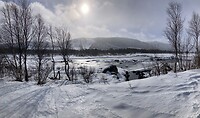 Sneeuw, ijs, zon en wind