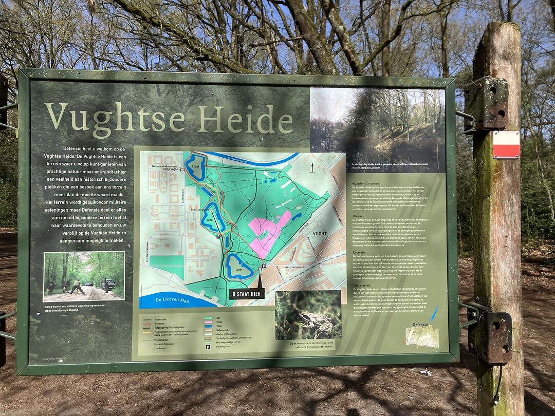 Infobord Vughtse Heide