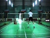 One corner return training