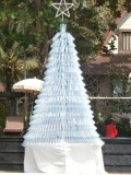 Kerstboom van plastic flessen @ Ko Chang