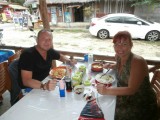 Gezellig eten met Arie