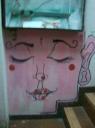 Muurschildering @ The overstay
