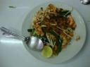 Zelfgemaakte Pad Thai noodlles
