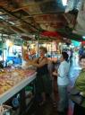 Boodschappen doen op de markt