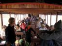 Volle boot @ Mekong rivier