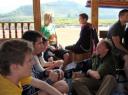 gezelligheid @ boot Mekong rivier