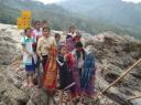 Lao meisjes @ boot Mekong rivier