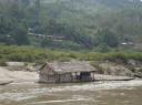 Uitzicht @ boot Mekong rivier
