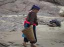 Lao vrouw @ Mekong rivier