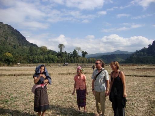 Praatje maken met de locals
