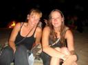 Vera en ik @ strand Don Deth