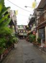 Straatje in Bangkok waar mijn guesthouse is