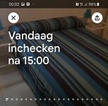 Vandaag inchecken