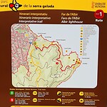 De rode lijn is route Cami del Far