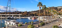 Mooie haven van Malaga