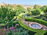 Tuin in La Alhambra