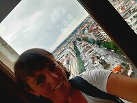Happy on top of the world