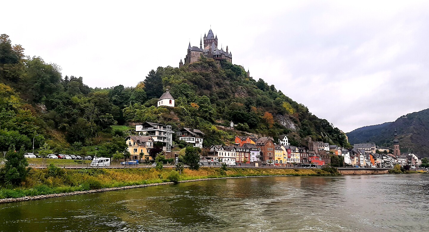 Cochem vanaf de boot