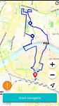 Wandelroute door Pisa