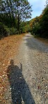 De paarse route was pittig