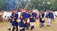 Soldaten gaan naar de veldslag