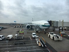 Vliegtuig Boeing 777 cathay pacific