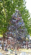 kerstboom van fietsen